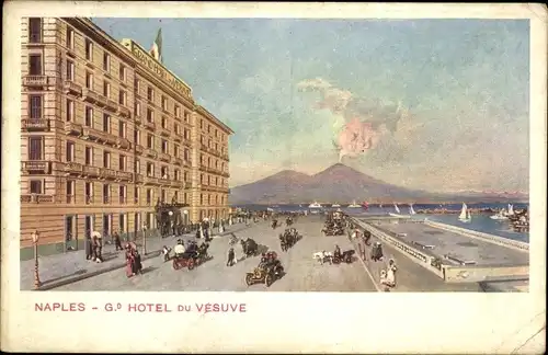 Ak Napoli Neapel Campania, Hotel du Vesuve