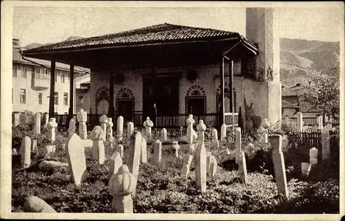 Ak Sarajevo Bosnien Herzegowina, Friedhof
