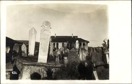 Foto Ak Skopje Üsküb Mazedonien, Türkischer Friedhof