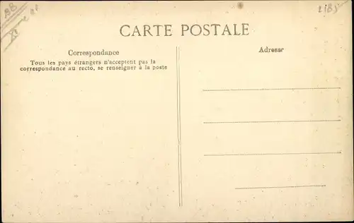 Ak Paris XI., Lycee Voltaire, facade, porte