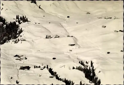Ak Oberlech am Arlberg, Laufaufnahme, Schneeansicht