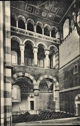 Ak Hildesheim in Niedersachsen, Innenansicht, Michaeliskirche, Südchor
