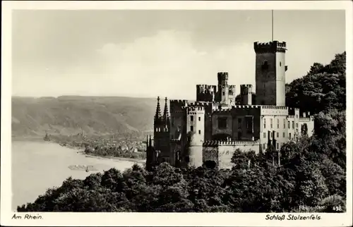 Ak Koblenz am Rhein, Schloss Stolzenfels