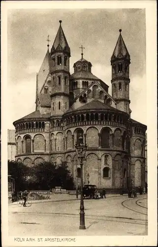 Ak Köln am Rhein, St. Apostelkirche