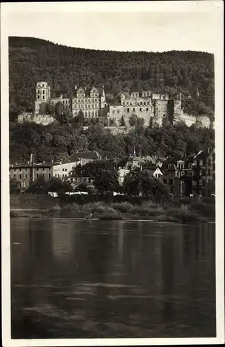 Ak Heidelberg am Neckar, Schloß und Neckar