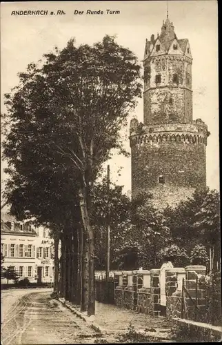 Ak Andernach am Rhein, Der Runde Turm