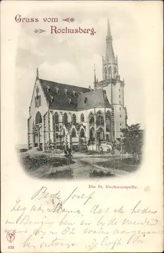 Ak Bingen am Rhein, Rochusberg, Die St. Rochuskapelle