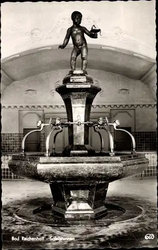 Ak Bad Reichenhall in Oberbayern, Salzbrunnen