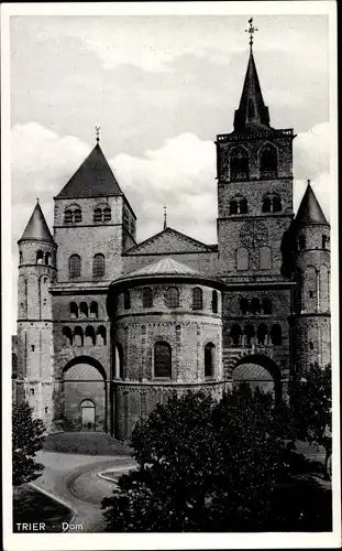 Ak Trier an der Mosel, Dom, Außenansicht