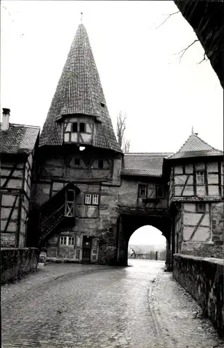 Foto Ak Iphofen in Unterfranken, Tor