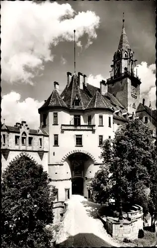 Ak Sigmaringen an der Donau, Schloß, Hauptportal