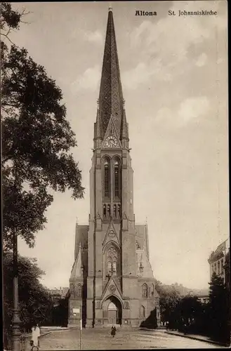 Ak Hamburg Altona, St. Johanniskirche