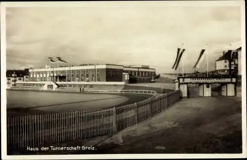 Ak Greiz im Vogtland, Haus der Turnerschaft