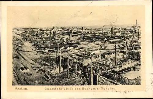 Ak Bochum im Ruhrgebiet, Gussstahlfabrik des Bochumer Vereins