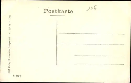 Ak Lengenfeld Vogtland Sachsen, König Alberst Straße