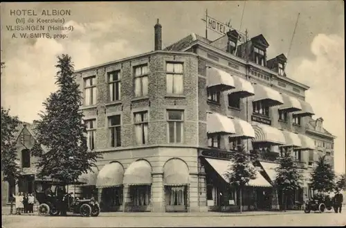 Ak Vlissingen Zeeland Niederlande, Hotel Albion