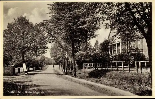 Ak Klütz in Mecklenburg, Boltenhäger Straße