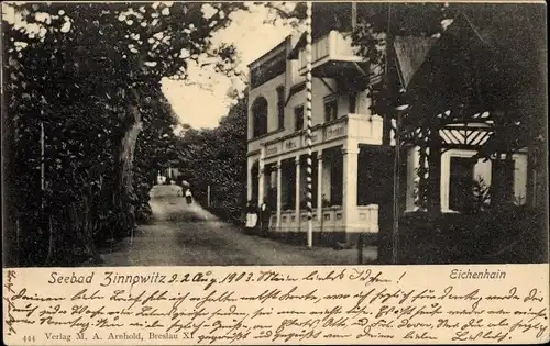 Ak Ostseebad Zinnowitz auf Usedom, Eichenhain