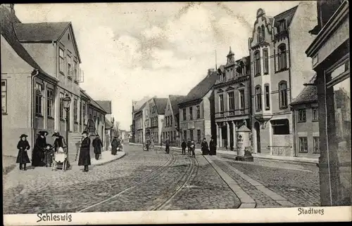 Ak Schleswig an der Schlei, Stadtweg