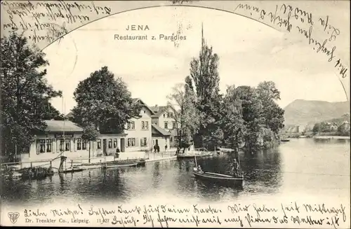 Ak Jena in Thüringen, Restaurant zum Paradies