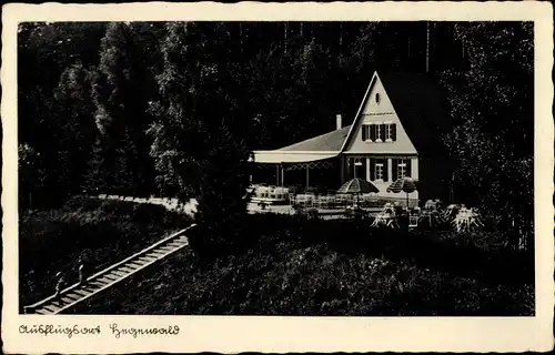 Ak Giżycko Lötzen Lözen Masuren Ostpreußen, Ausflugsort Hegewald