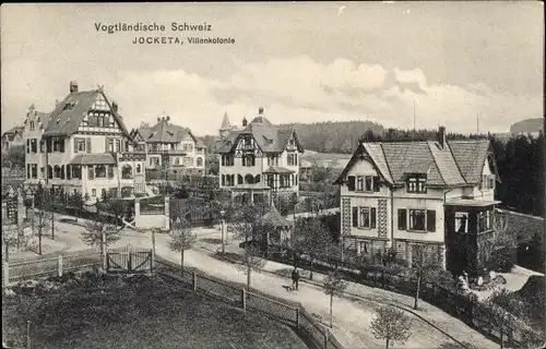 Ak Jocketa Pöhl Vogtland, Villenkolonie