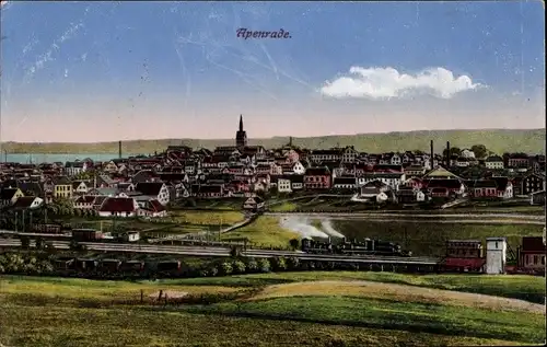 Ak Aabenraa Apenrade Dänemark, Gesamtansicht