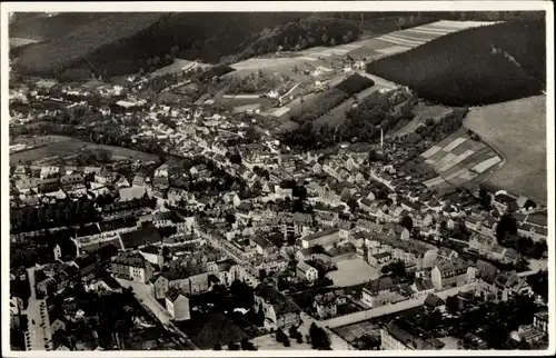 Ak Olbernhau im Erzgebirge, Fliegeraufnahme