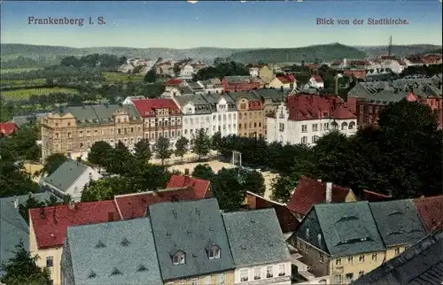 Ak Frankenberg an der Zschopau Sachsen, Blick von der Stadtkirche