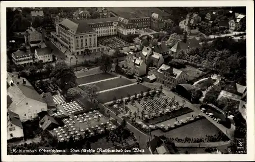 Ak Oberschlema Bad Schlema im Erzgebirge, Radiumbad, Stadtansicht