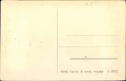 Ak Velsen Nordholland Niederlande, Melklaan