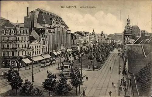 Ak Düsseldorf am Rhein, Allee Straße