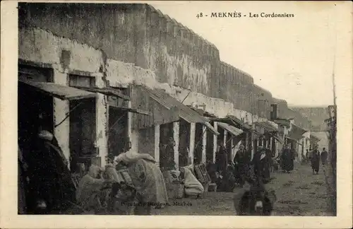 Ak Meknès Marokko, Les Cordonniers