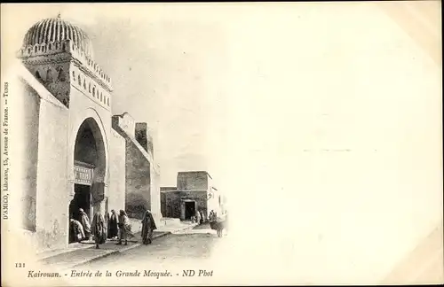 Ak Kairouan Tunesien, Entree de la Grande Mosquee