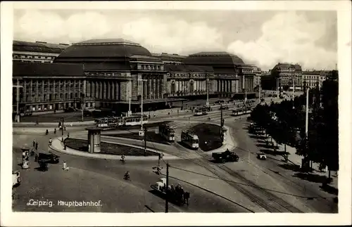 Ak Leipzig in Sachsen, Hauptbahnhof