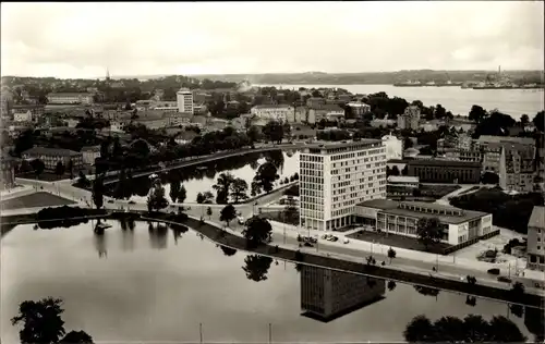 Ak Kiel, Blick vom Rathausturm, Panorama