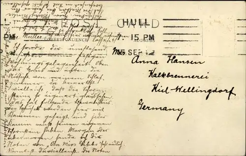 Ak Kingston upon Hull Yorkshire England, Torbogen, Hinterhöfe