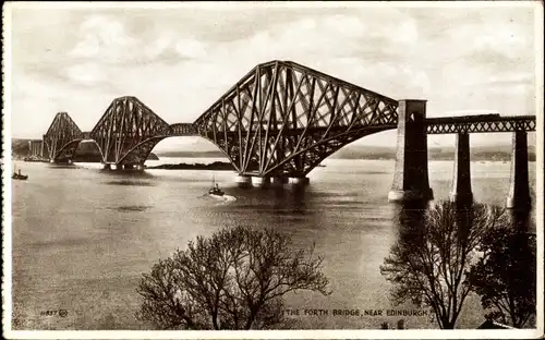 Ak Edinburgh Schottland, Forth Bridge