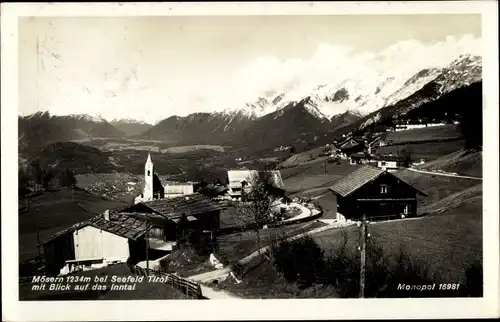 Ak Seefeld in Tirol, Mösern mit Blick auf das Inntal