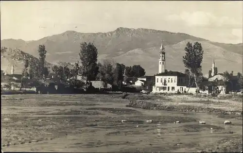 Ak Prilep Mazedonien, Teilansicht