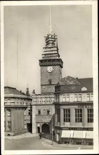 Ak Pardubice Pardubitz Stadt, Zelená brána