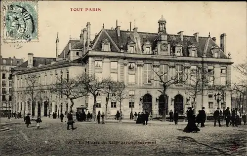 Ak Paris XIII., La Mairie