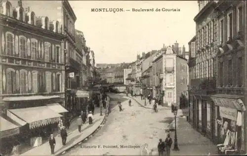 Ak Montluçon Allier, Boulevard de Courtais