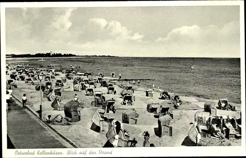 Ak Kellenhusen , Strandpartie, Strandkorb
