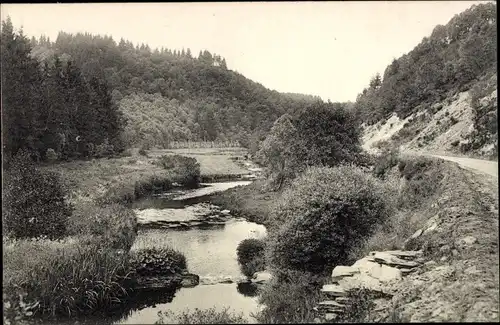 Ak La Roche en Ardenne Wallonien Luxemburg, La Vallée de l'Ourthe, Le rendes-vous de chasse