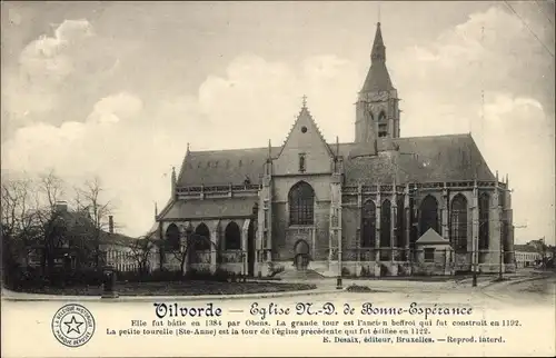 Ak Vilvoorde Flandern Flämisch Brabant, Eglise N.-D. de Bonne-Espérance