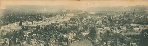 Klapp Ak Liège Lüttich Wallonien, Panorama
