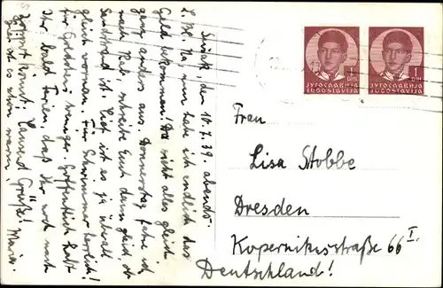 Ak Sušak Sussak Kroatien, Teilansicht