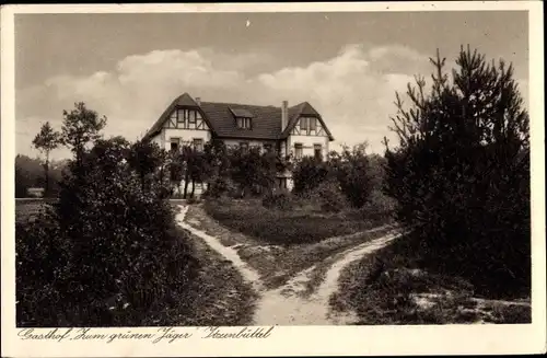 Ak Itzenbüttel Jesteburg in Niedersachsen, Gasthof Zum grünen Jäger