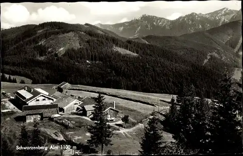 Ak Hundham Fischbachau in Oberbayern, Schullandheim Schwarzenberg Alm